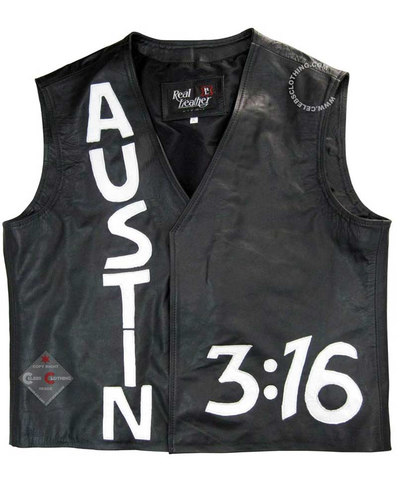 Stone Cold Steve Austin Leather Vest